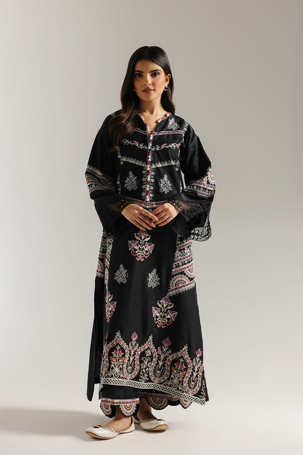 Ethnic | Rozana Collection 25 | Embroidered Dress 18A