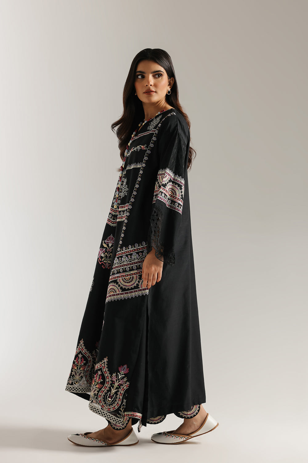 Ethnic | Rozana Collection 25 | Embroidered Dress 18A