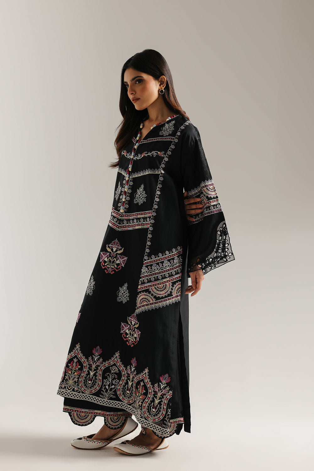 Ethnic | Rozana Collection 25 | Embroidered Dress 18A