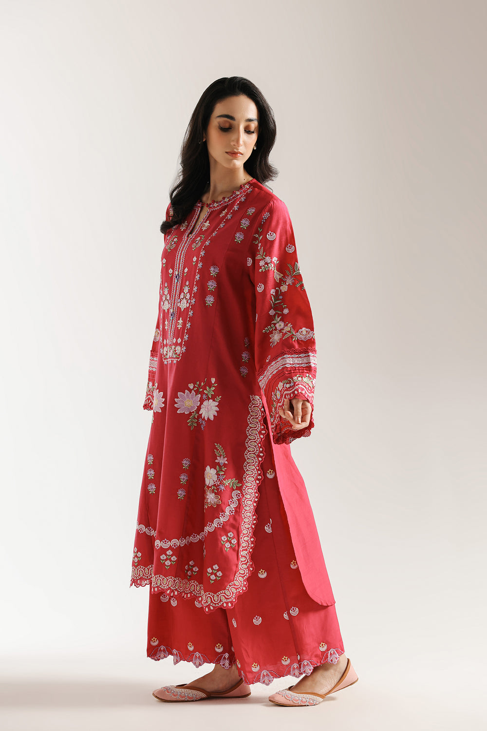 Ethnic | Rozana Collection 25 | Embroidered Dress 08A
