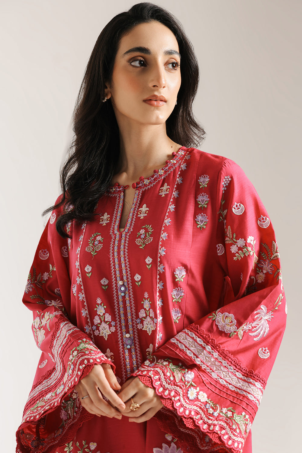 Ethnic | Rozana Collection 25 | Embroidered Dress 08A
