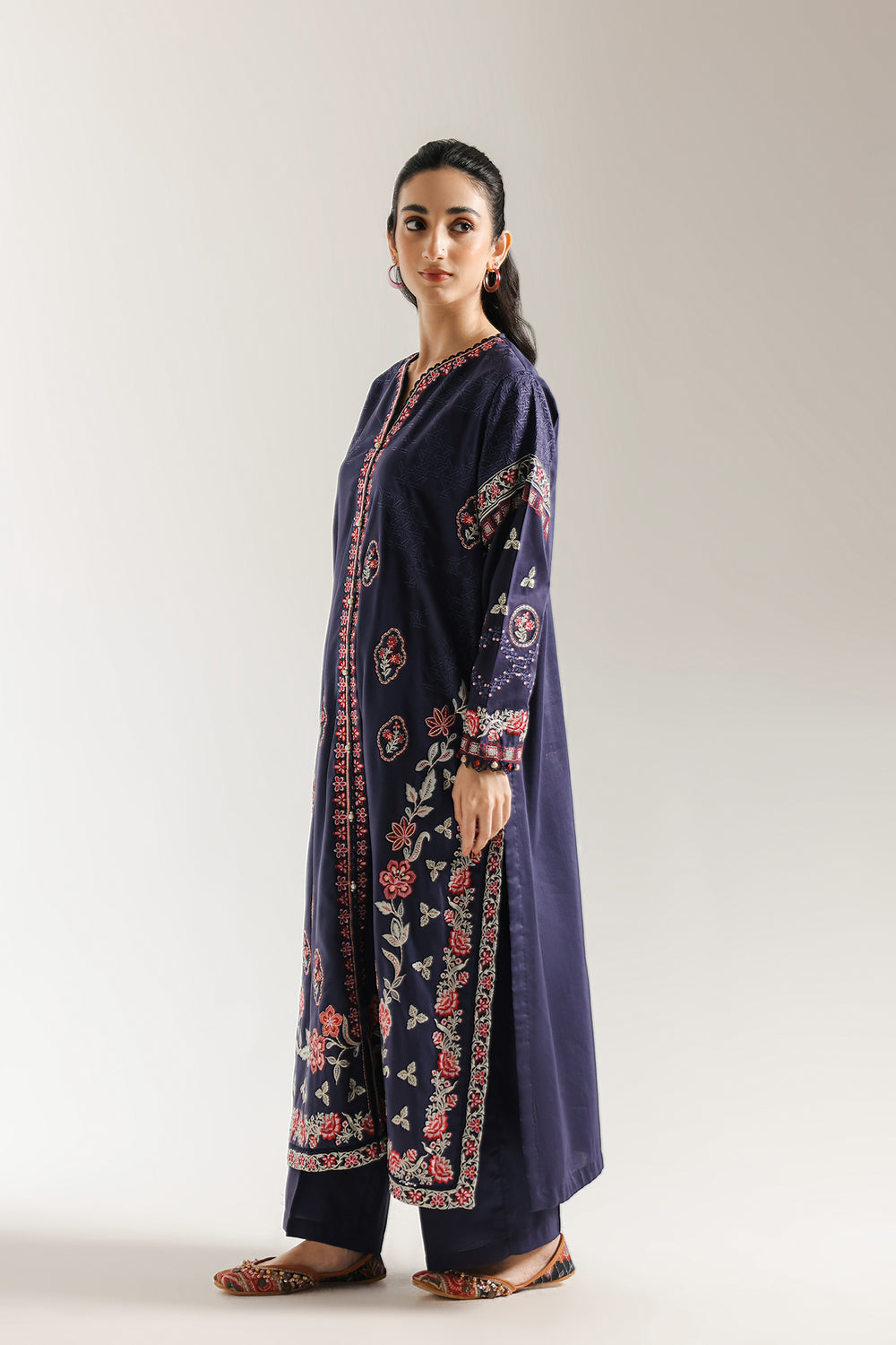 Ethnic | Rozana Collection 25 | Embroidered Dress 05A