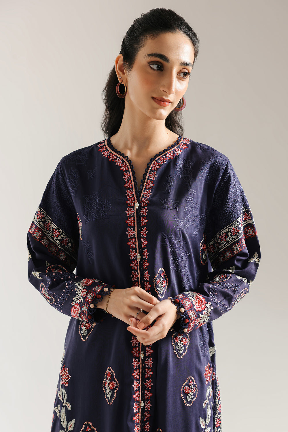 Ethnic | Rozana Collection 25 | Embroidered Dress 05A