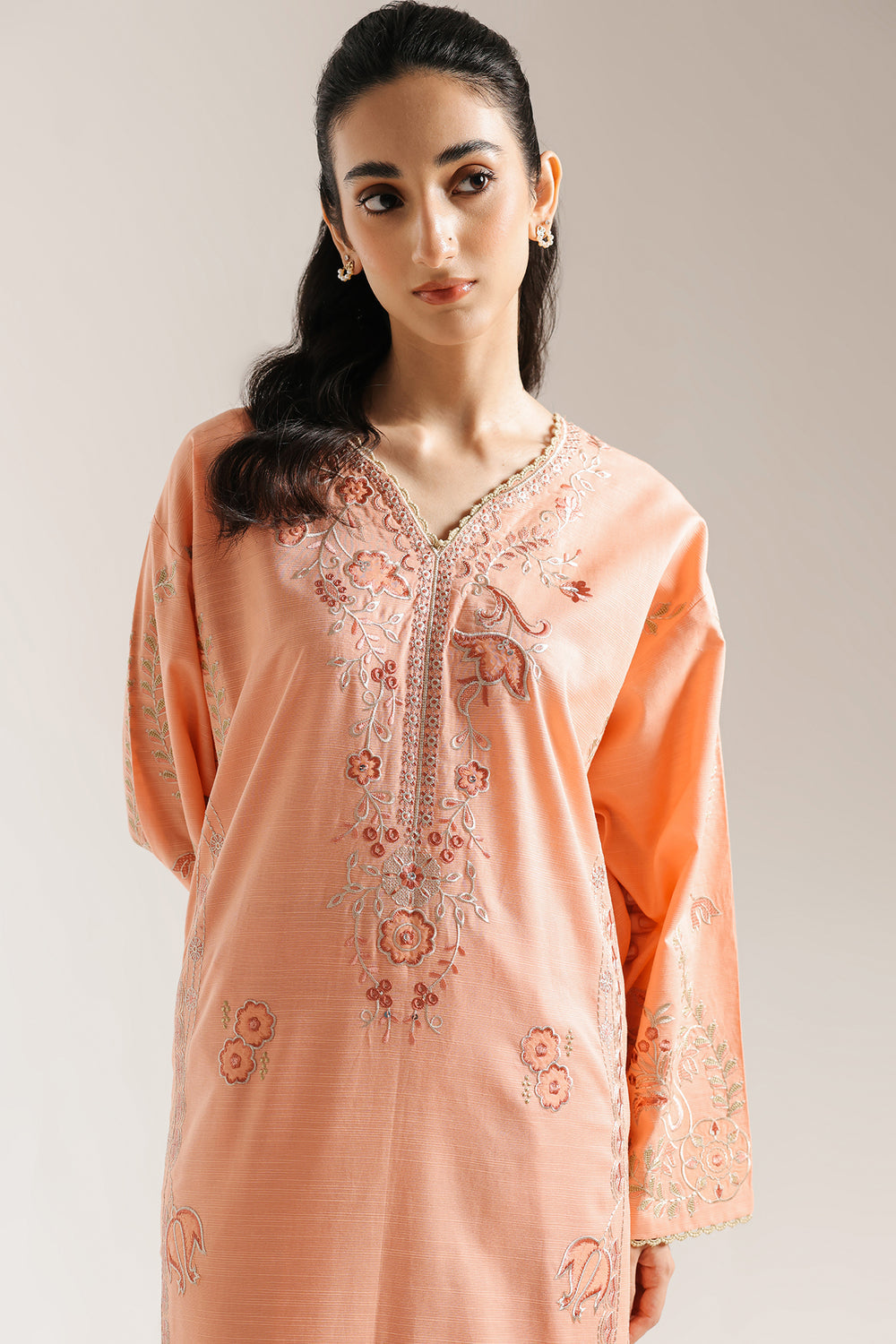 Ethnic | Rozana Collection 25 | Embroidered Dress 06A
