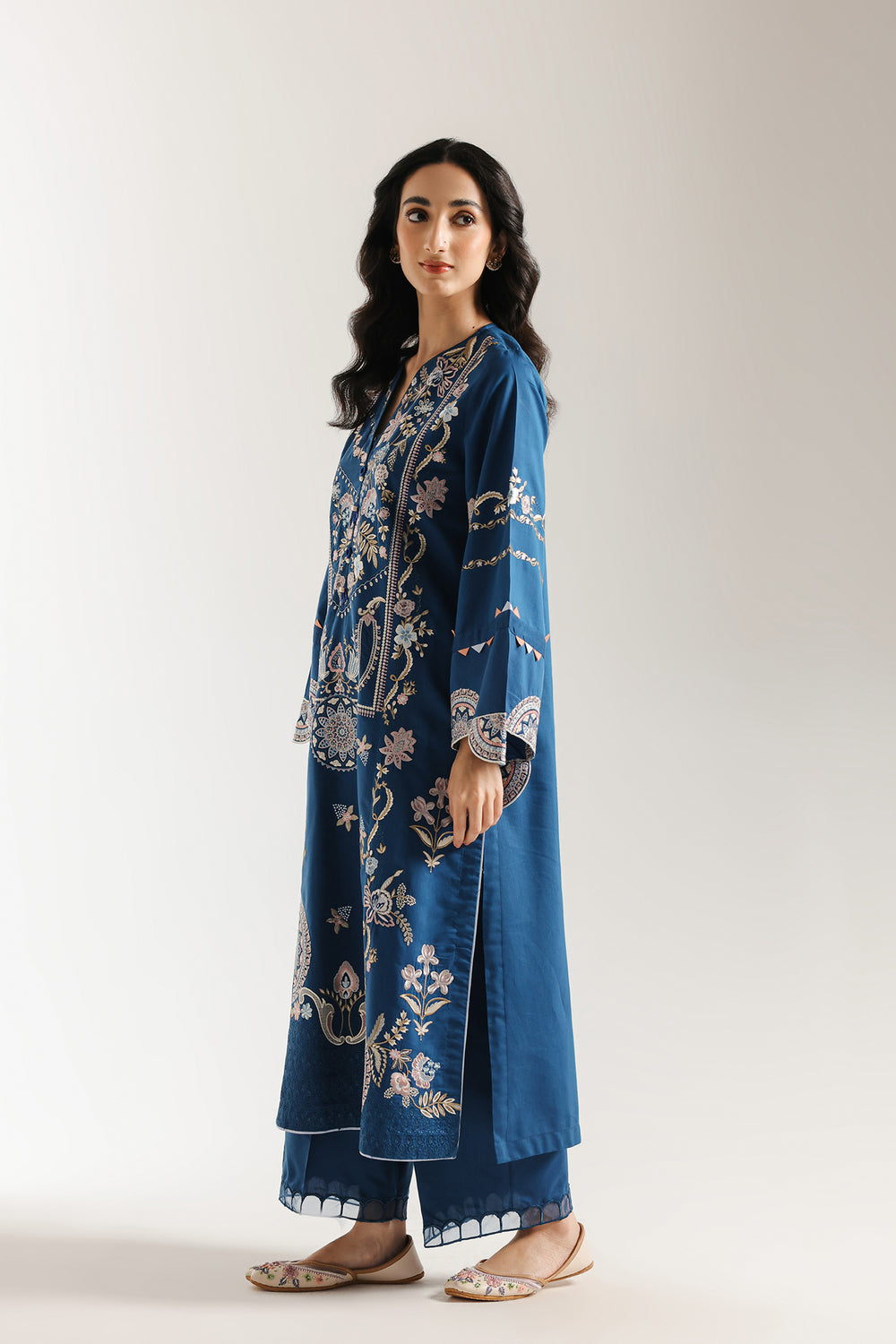 Ethnic | Rozana Collection 25 | Embroidered Dress 04A
