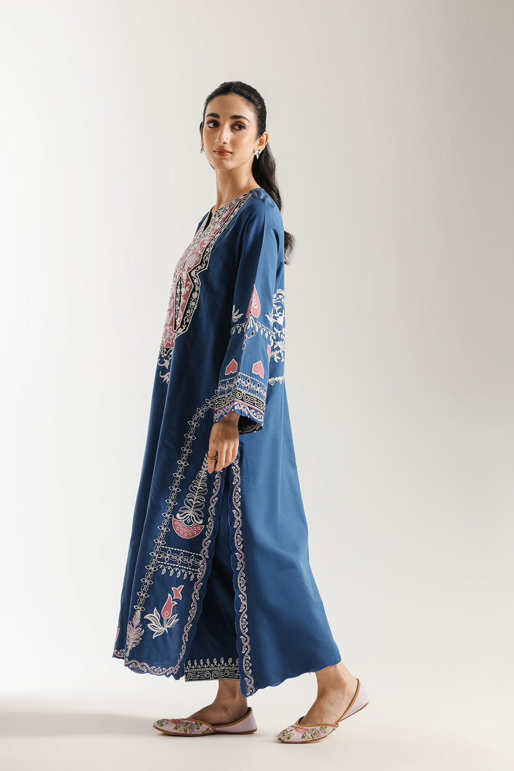 Ethnic | Rozana Collection 25 | Embroidered Dress 03A