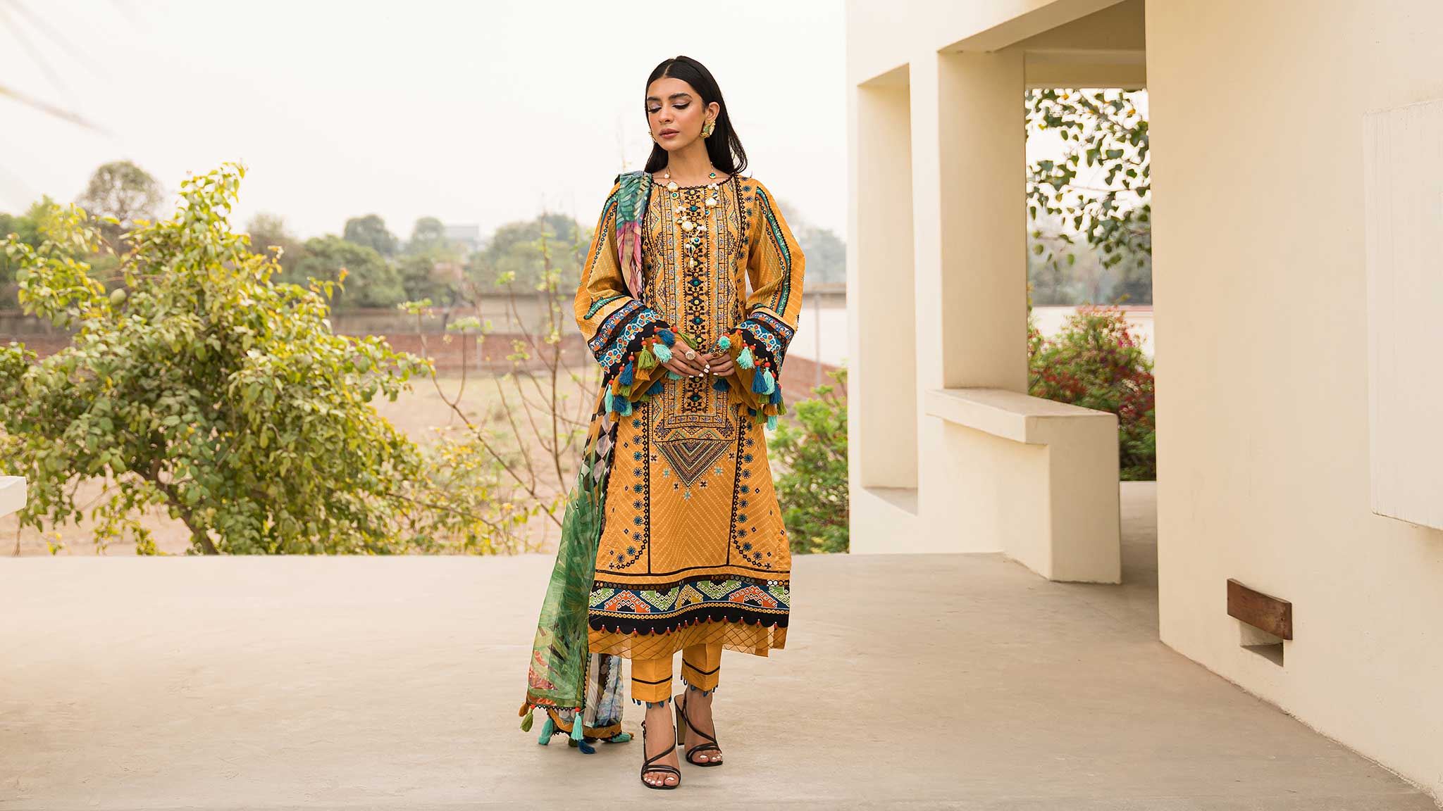 Ellena | Luxury Embroidered Collection | D14