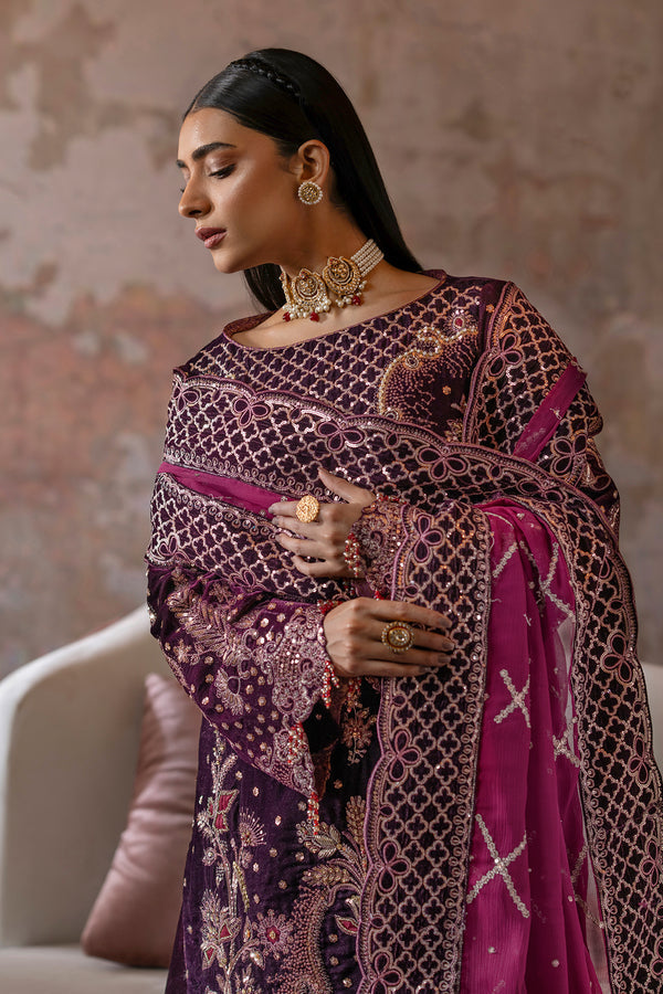 Emaan Adeel | Saanjh Velvet Collection 24 |  Anika