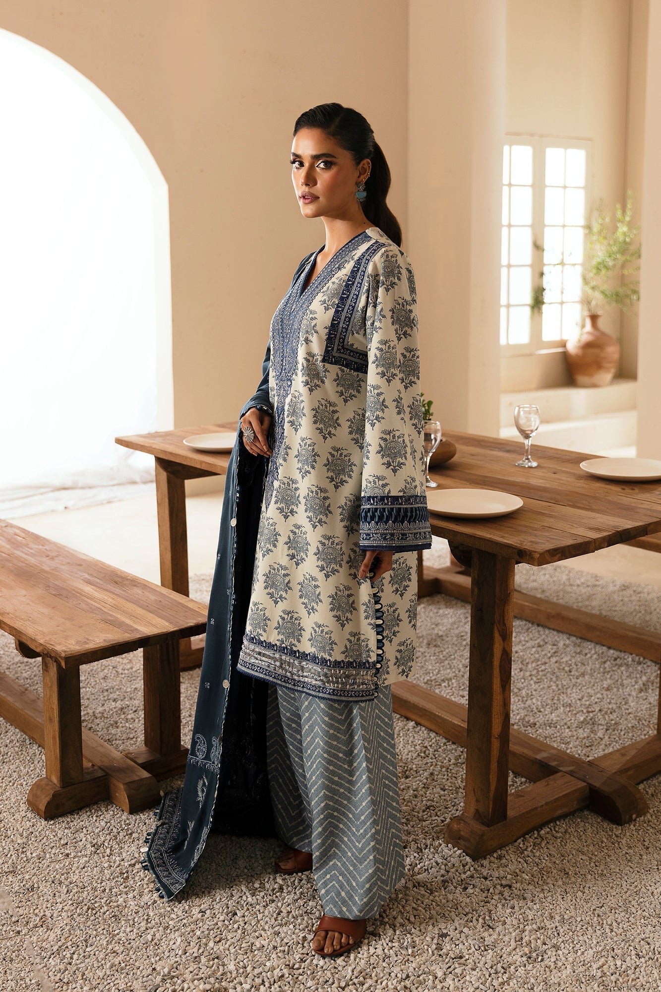 Ethnic | Rozana Winter Collection | ET-08
