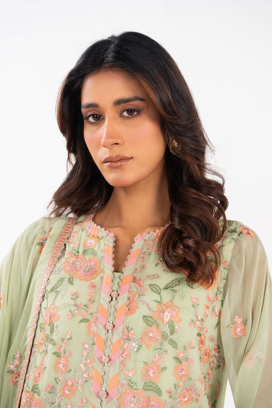 AlKaram | Festive Summer 25 | FC-22I-25-Pistachio