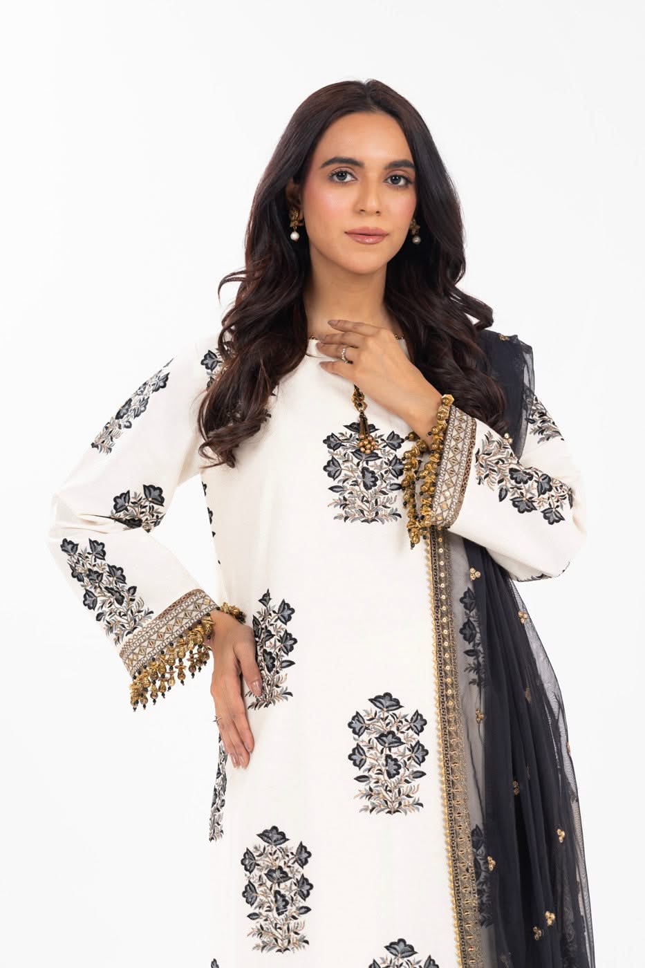 AlKaram | Festive Summer 25 | FC-30M-25-Off White