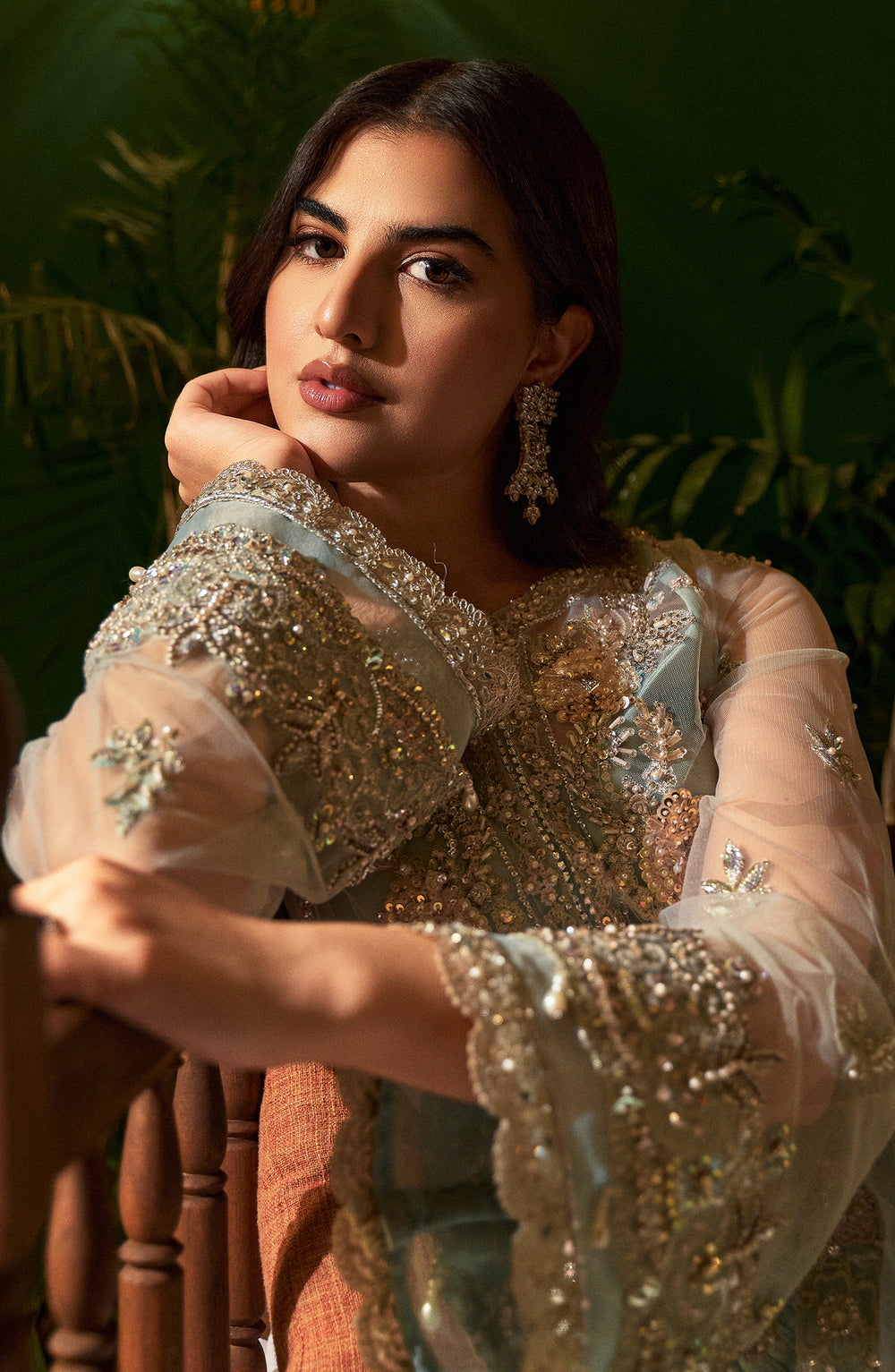 Fabiha Fatima | Reve Royal Luxury Wedding Dresses | AQUAMARINE