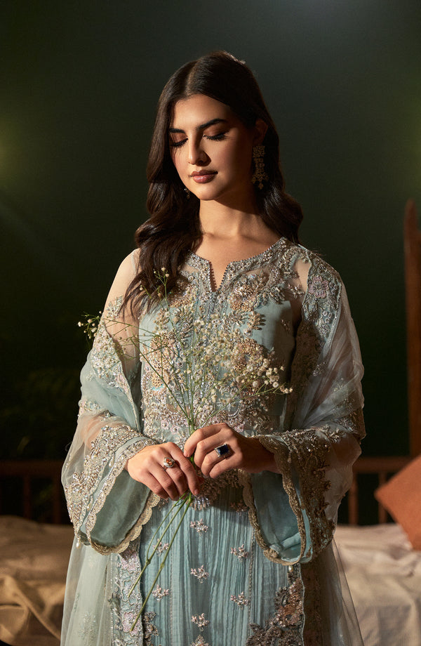Fabiha Fatima | Reve Royal Luxury Wedding Dresses | AQUAMARINE