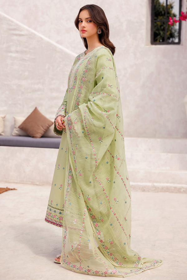 Farasha | Bahaar Embroidered Lawn | Tropical Orchid