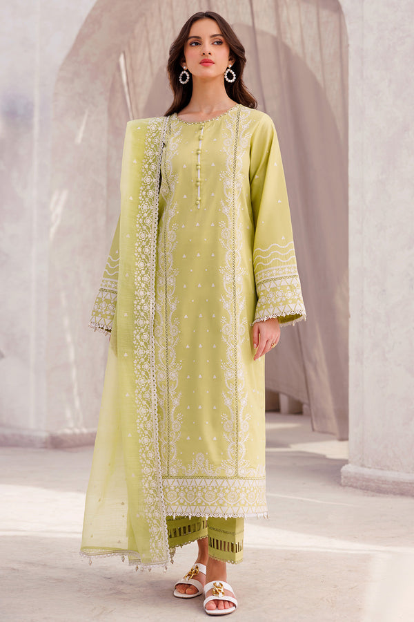 Farasha | Bahaar Embroidered Lawn | Ember Glow