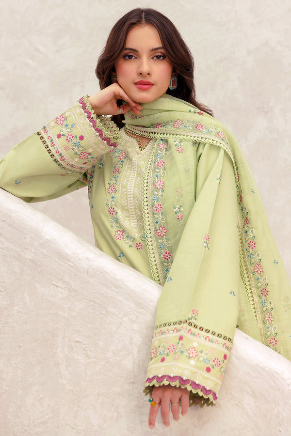 Farasha | Bahaar Embroidered Lawn | Tropical Orchid