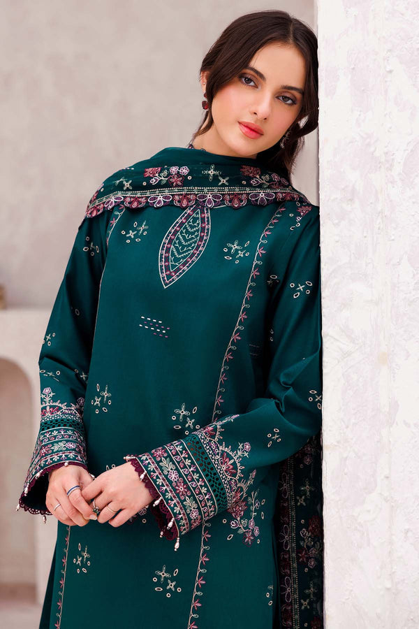 Farasha | Bahaar Embroidered Lawn | Jade Bliss