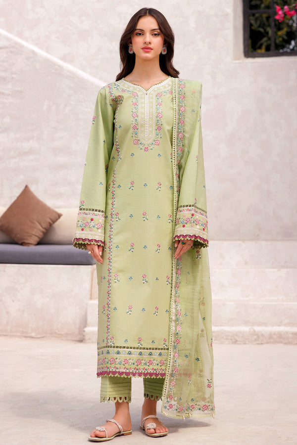 Farasha | Bahaar Embroidered Lawn | Tropical Orchid