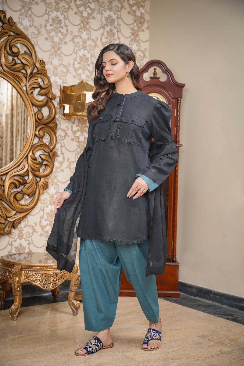 Hoorain Basics | Slub Winter 23 | HB-BLK
