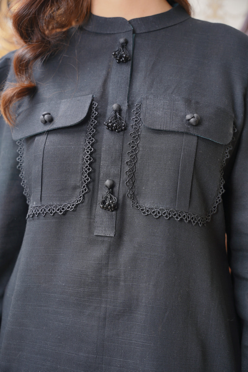 Hoorain Basics | Slub Winter 23 | HB-BLK