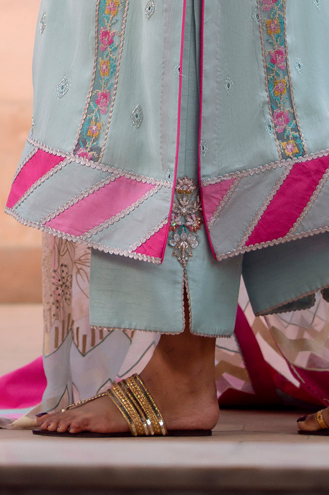 Fozia Khalid | Kahani Silk Luxury Dresses | Amber