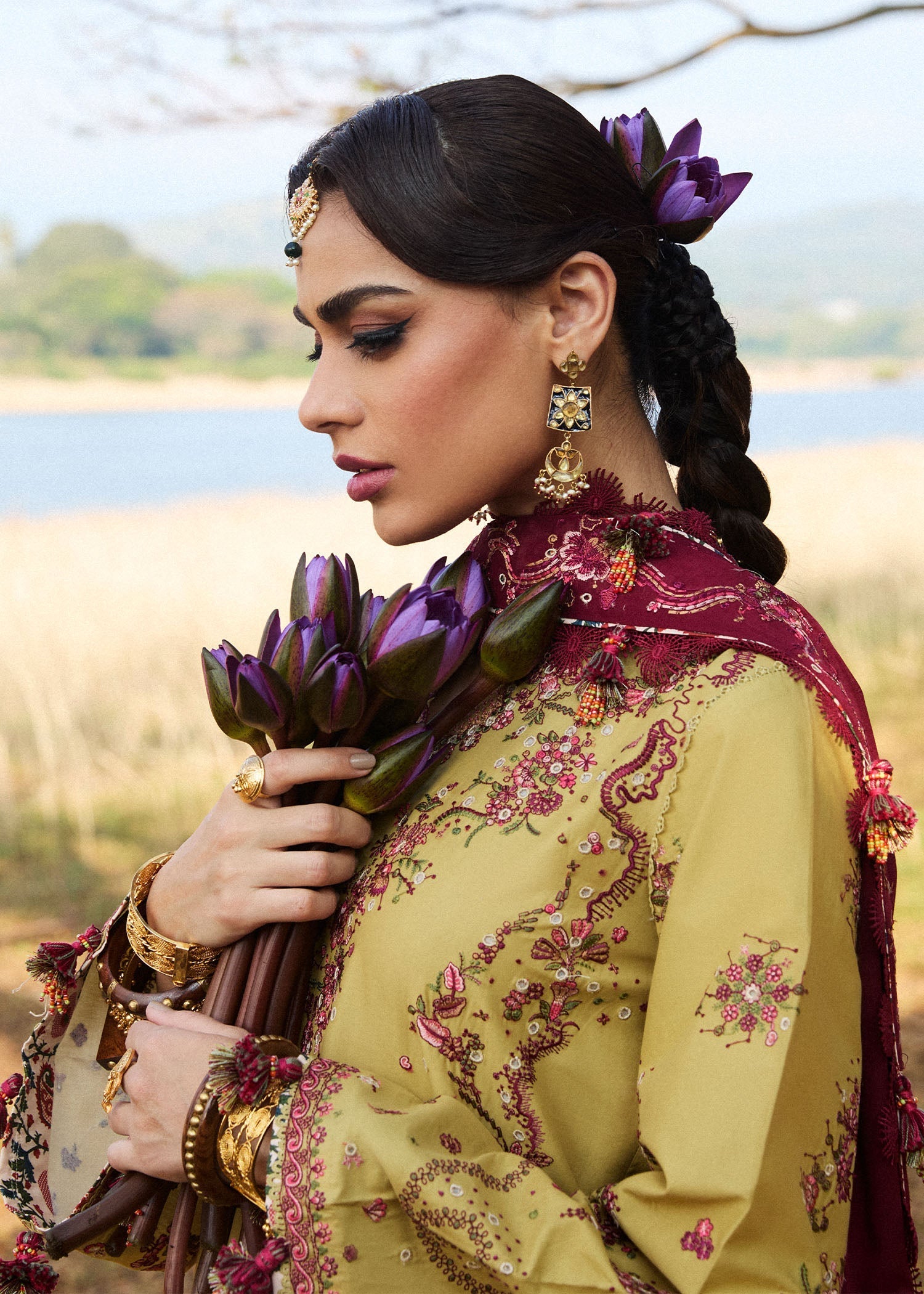 Hussain Rehar | Luxury Lawn 25 | Minted