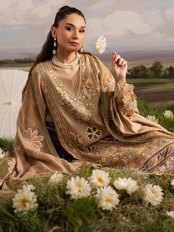 Mahnur | Kaia Slub Linen 25 | K - 04 | 3 PC LINEN