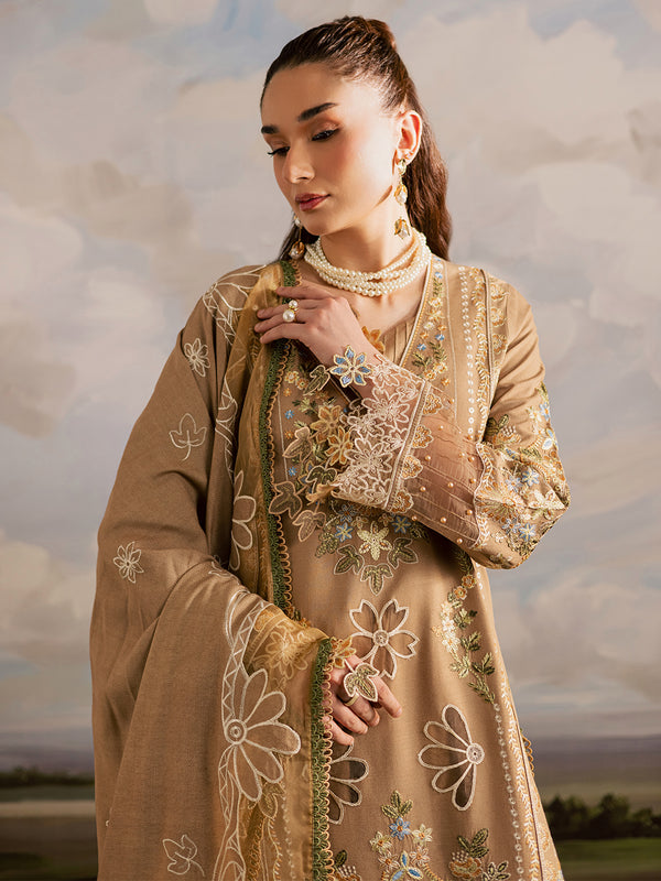 Mahnur | Kaia Slub Linen 25 | K - 04 | 3 PC LINEN