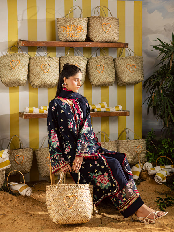 Mahnur | Kaia Slub Linen 25 | K - 06 | 3 PC LINEN