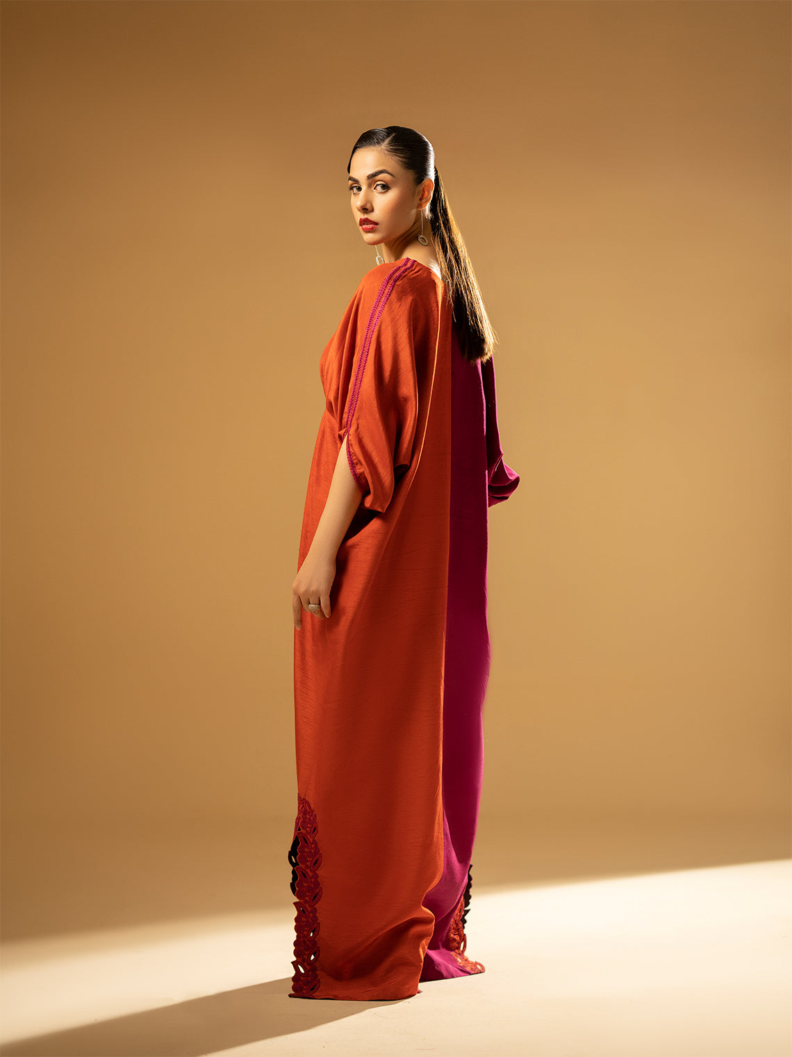 Fozia Khalid | Eid Edit 24 | Split-Tone Kaftan