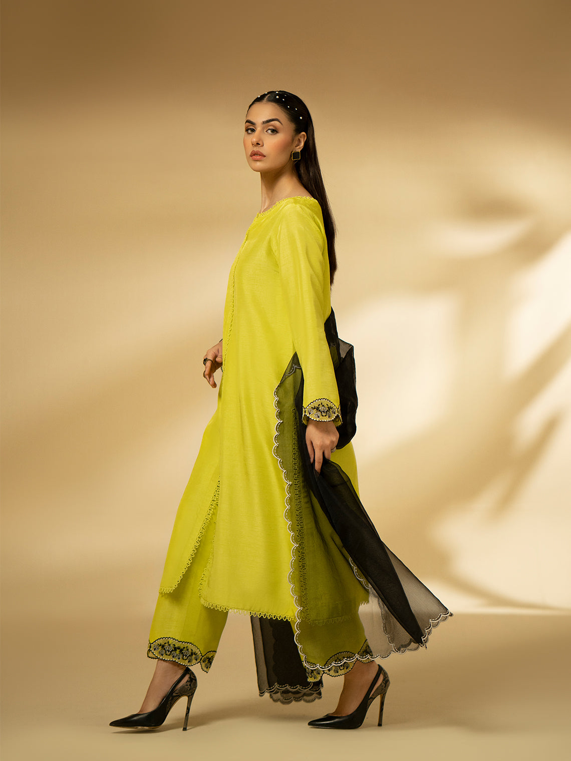 Fozia Khalid | Eid Edit 24 | Lime Zest