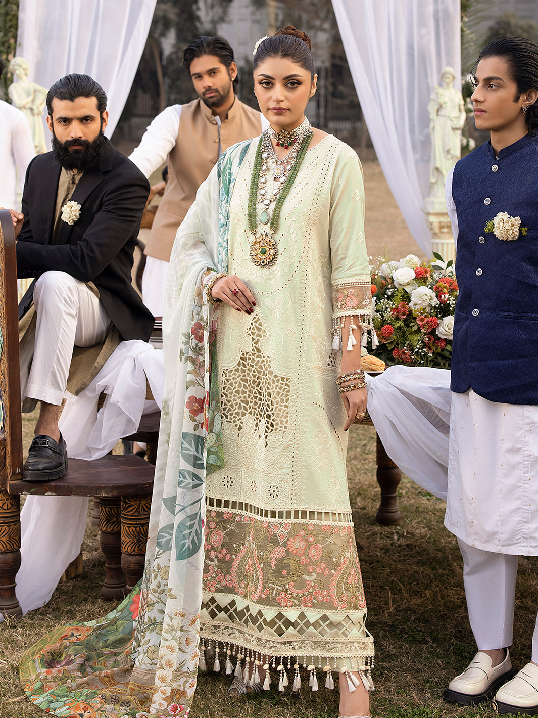 Mahnur | Mahrukh Luxury Lawn 24 | LILLY