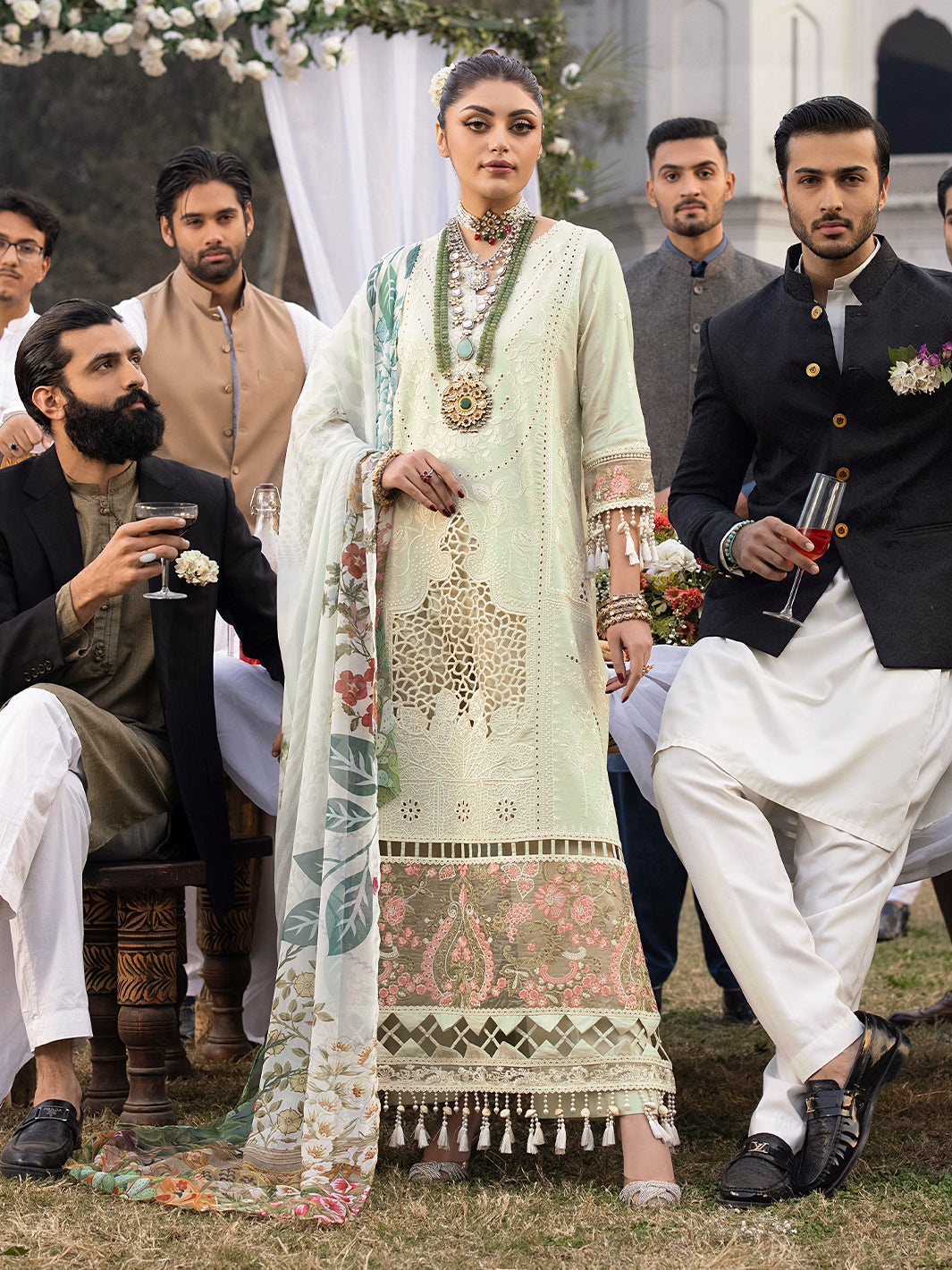Mahnur | Mahrukh Luxury Lawn 24 | LILLY
