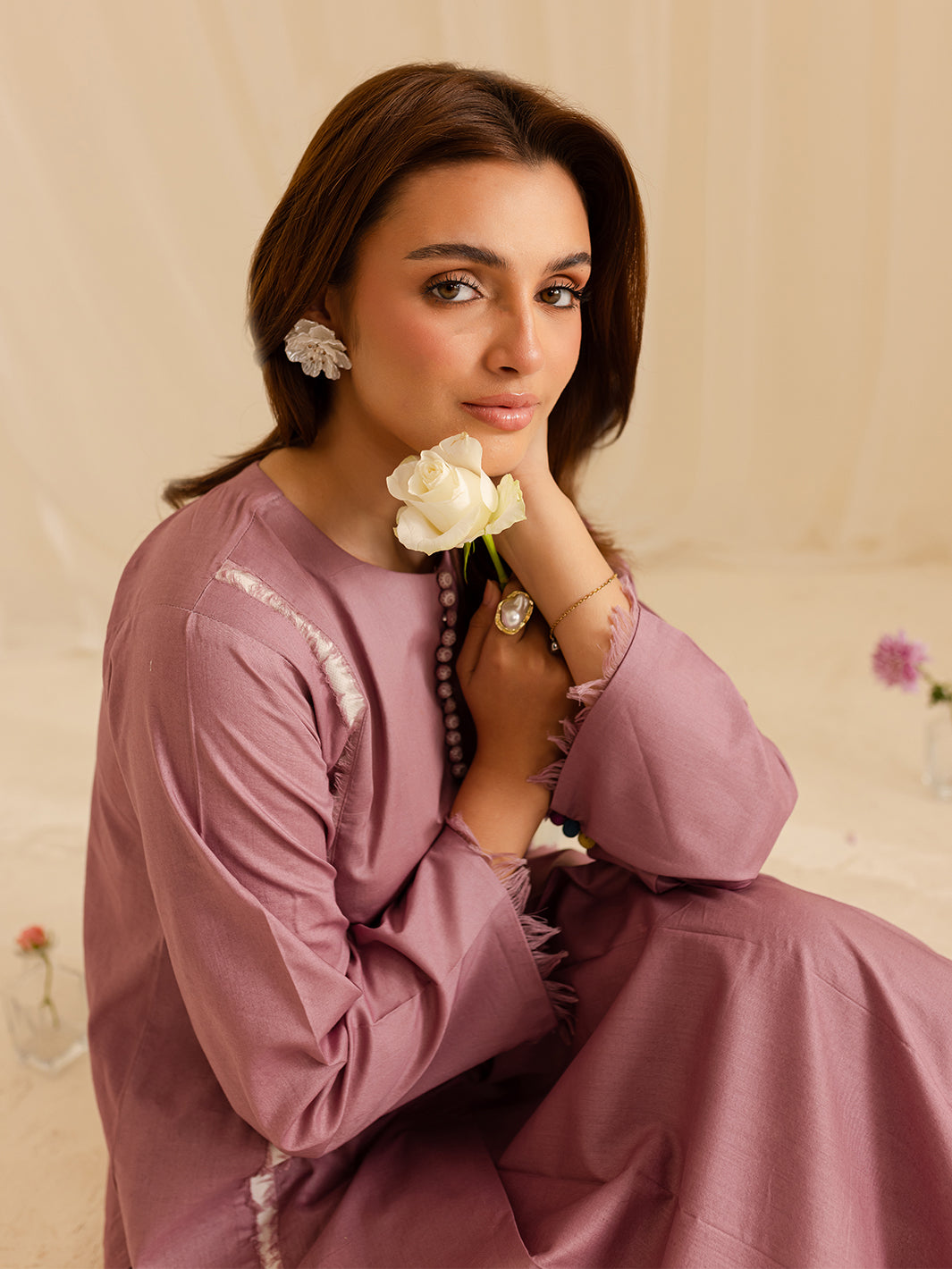 Mahnur | Petal Whispers Lawn Pret | Liliosa