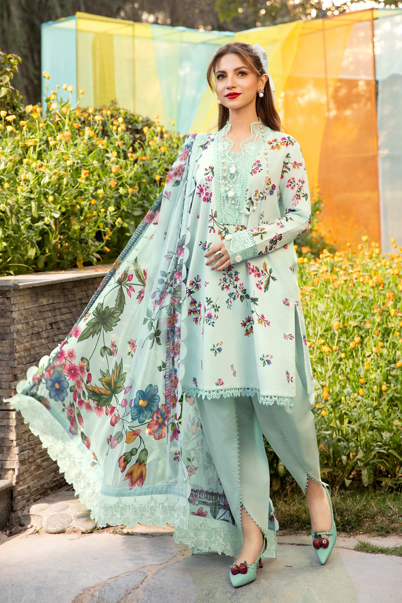 Maria B | M Basic Summer Lawn 25 | MB-CUS25-709B