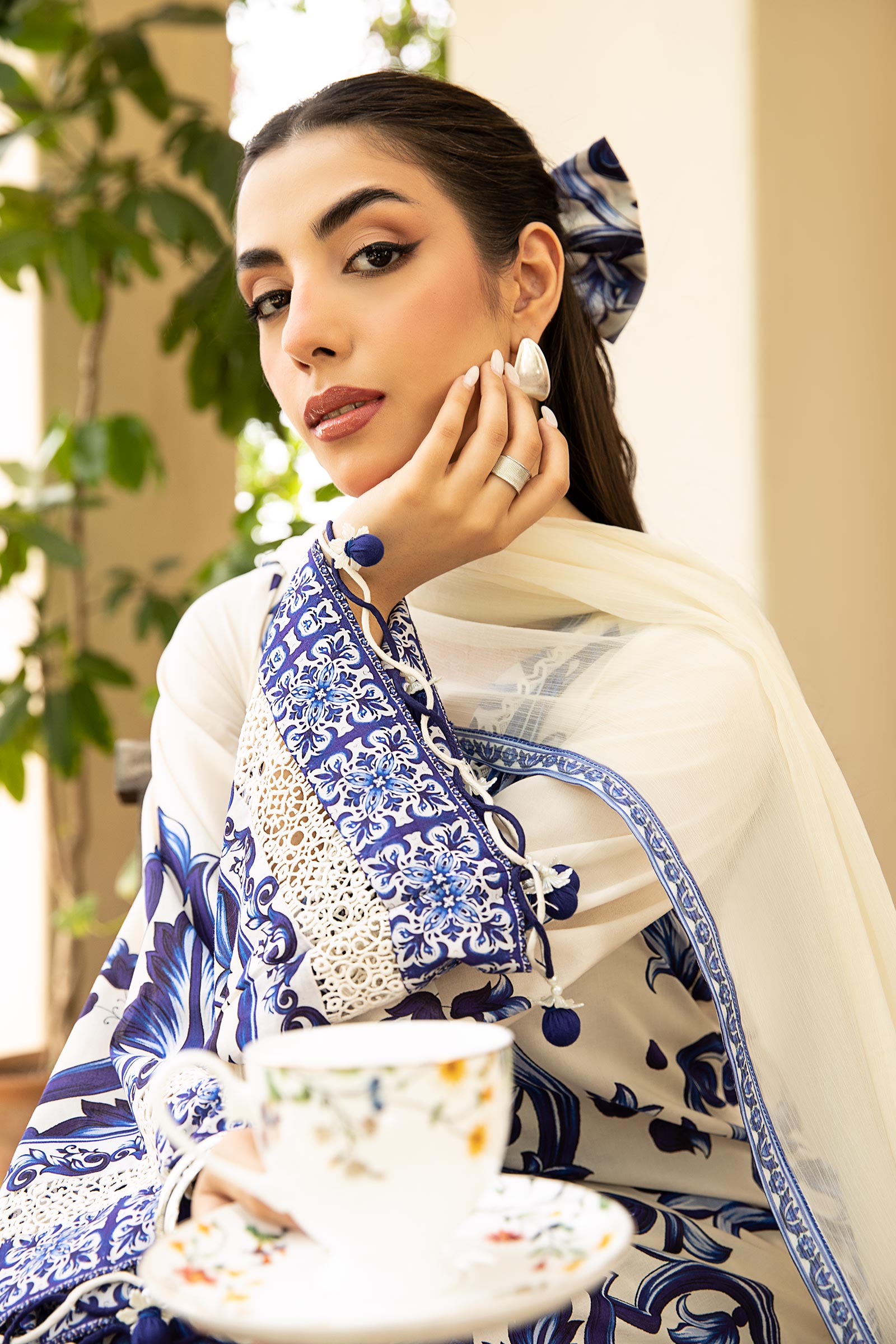 Maria B | Eid Basic Lawn | MB-CUS25-904A