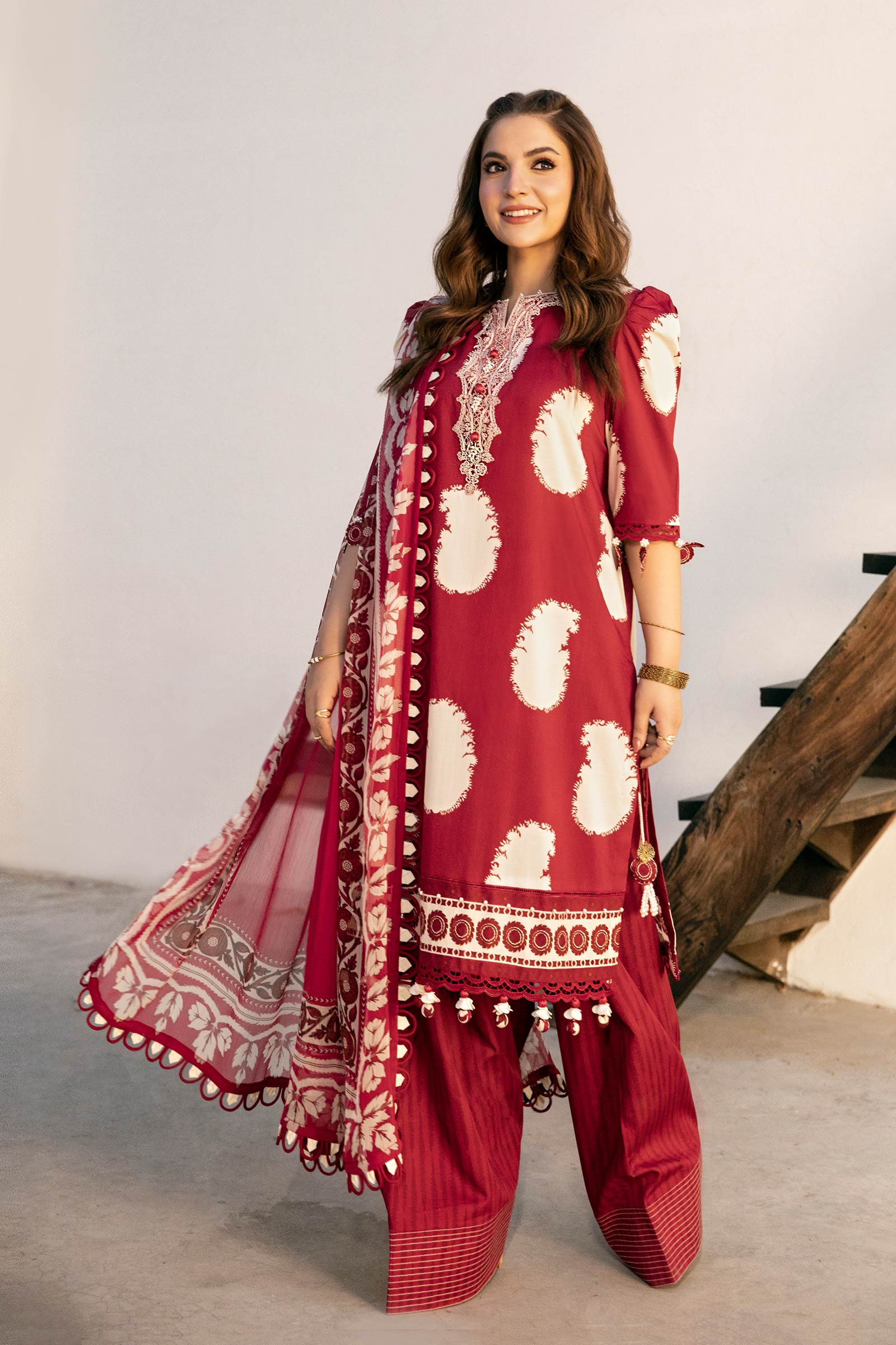 Maria B | Eid Basic Lawn | MB-CUS25-911A