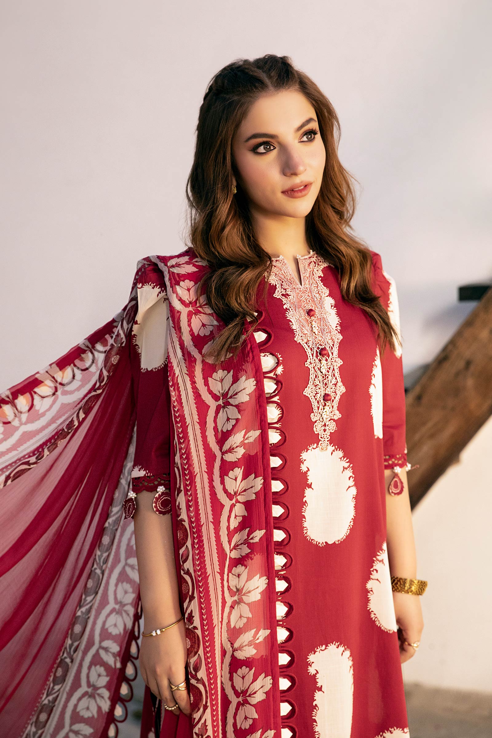 Maria B | Eid Basic Lawn | MB-CUS25-911A