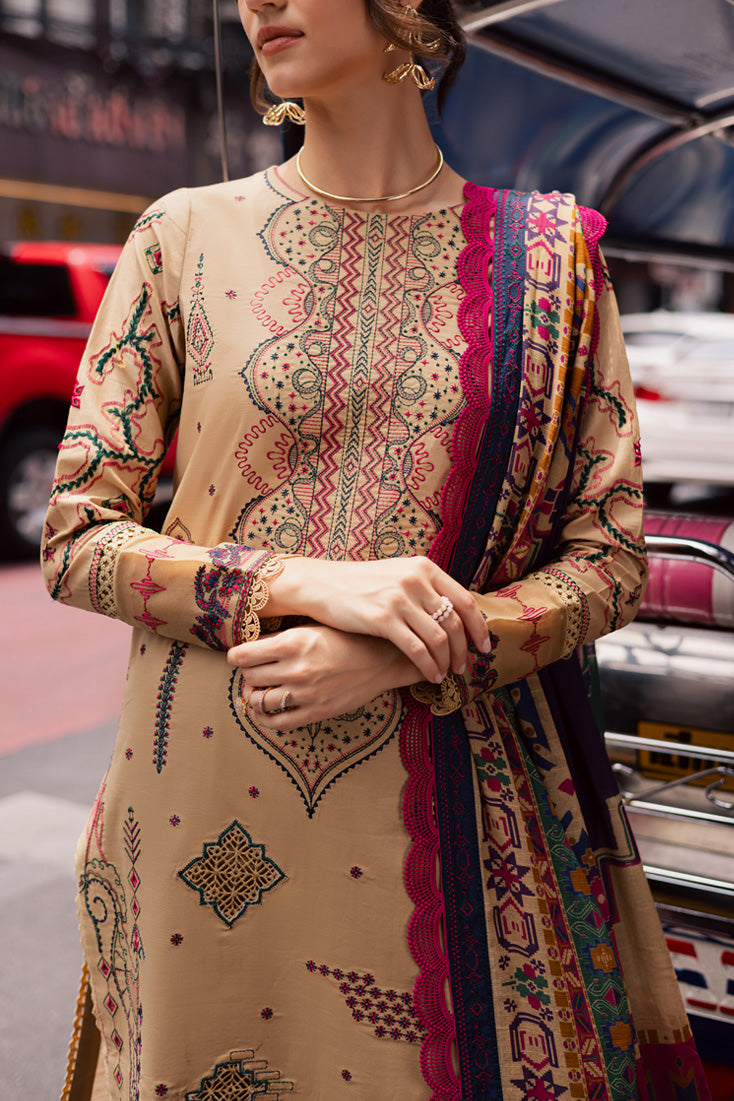 Marjjan | Carnation Lawn | MBL-13 B (BEIGE)