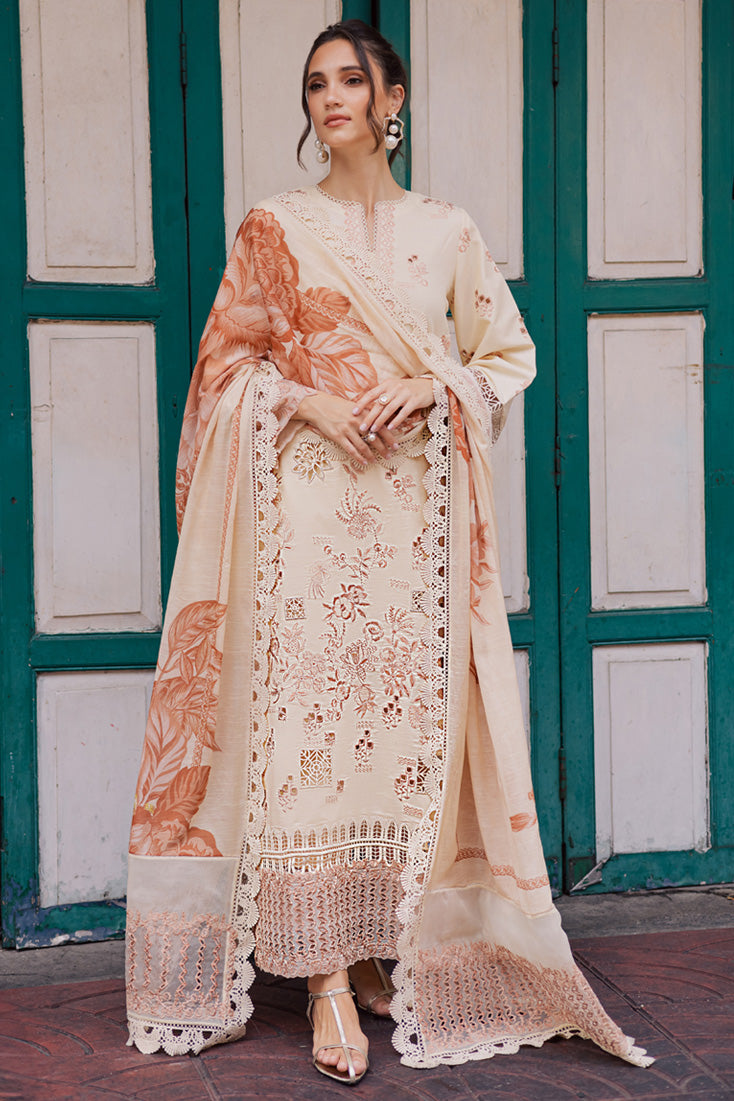 Marjjan | Carnation Lawn | MBL-16 A (ALMOND SKIN)
