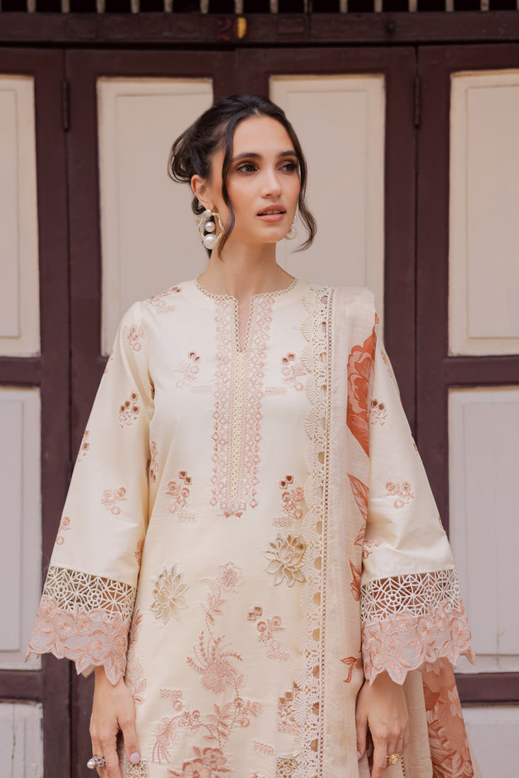 Marjjan | Carnation Lawn | MBL-16 A (ALMOND SKIN)