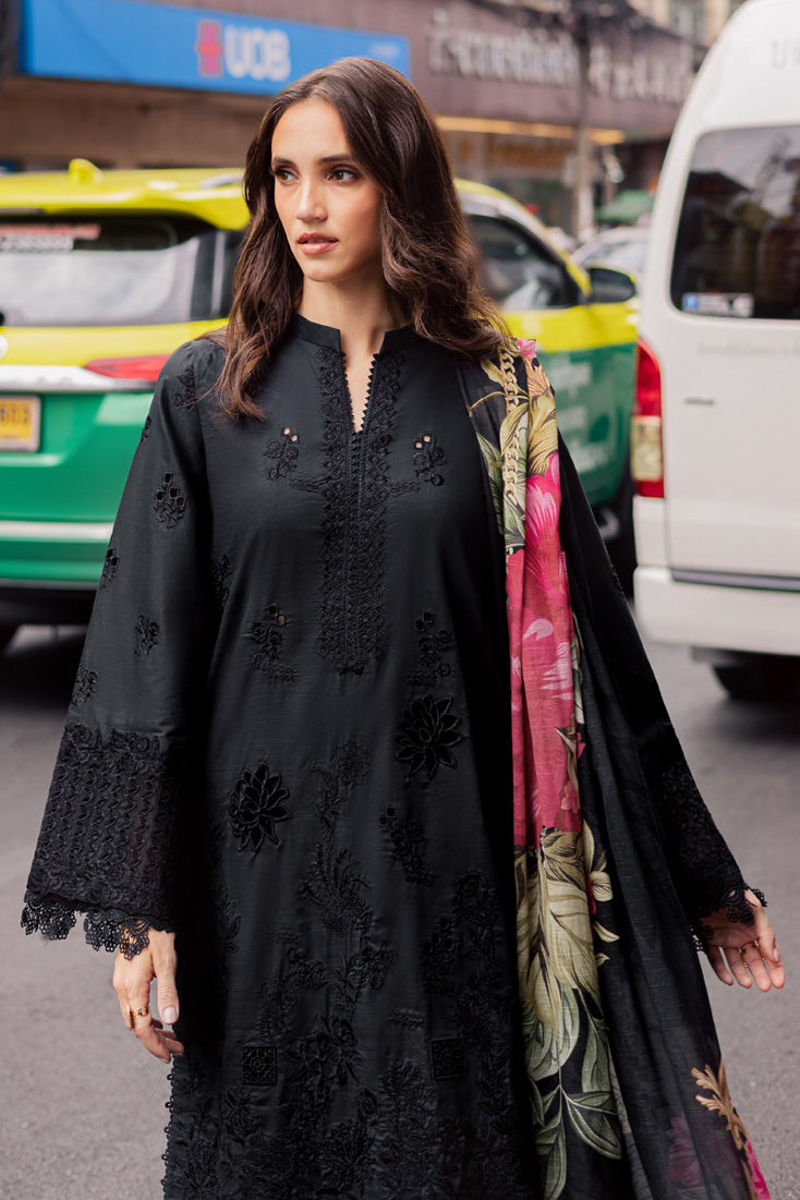 Marjjan | Carnation Lawn | MBL-16 B (BLACK)