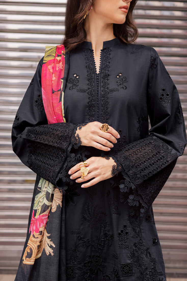 Marjjan | Carnation Lawn | MBL-16 B (BLACK)