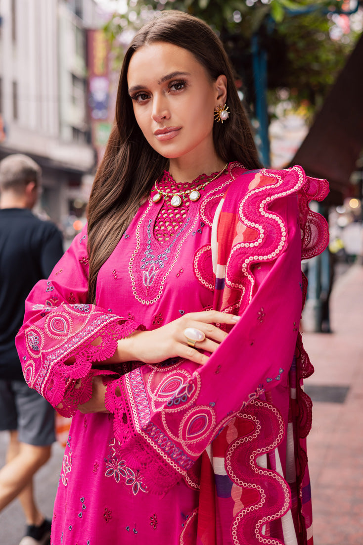 Marjjan | Carnation Lawn | MBL-17 B (HOT PINK)
