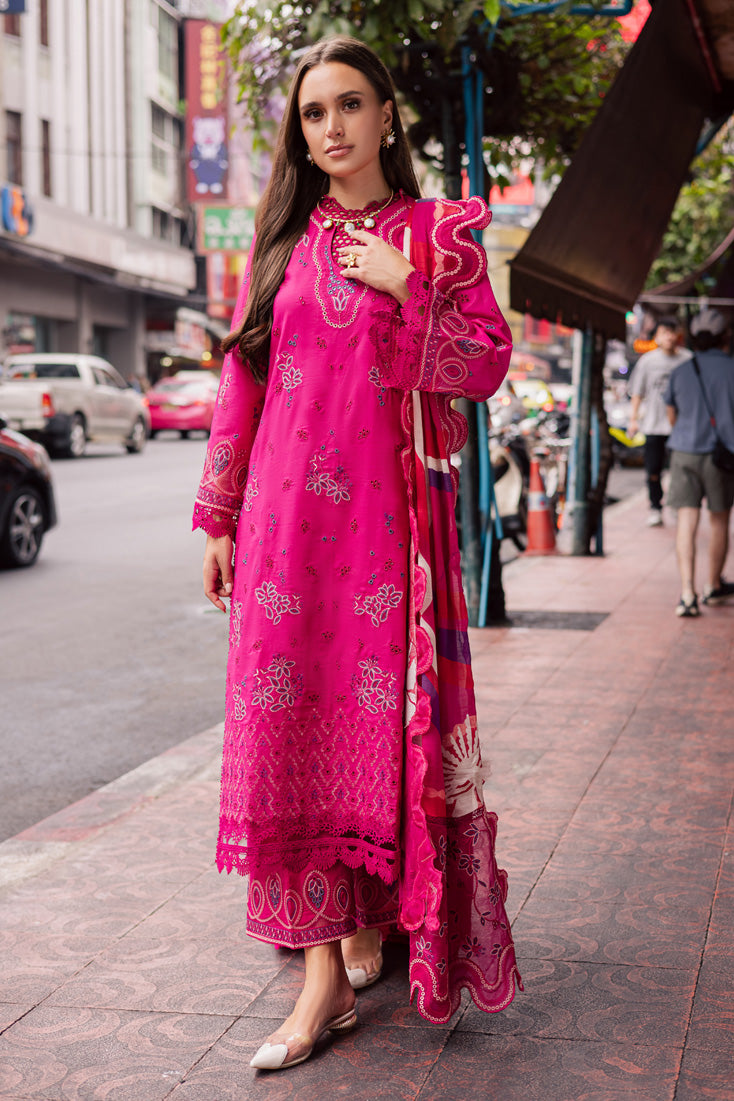 Marjjan | Carnation Lawn | MBL-17 B (HOT PINK)