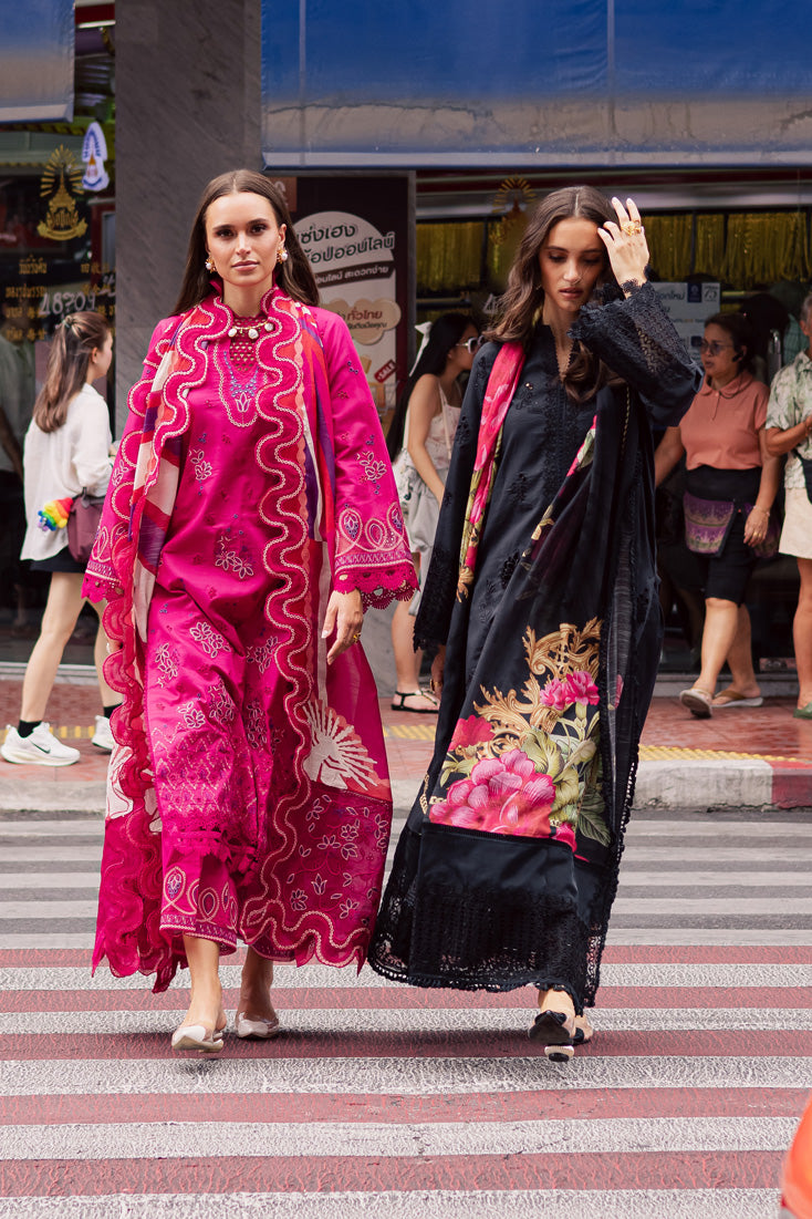 Marjjan | Carnation Lawn | MBL-17 B (HOT PINK)