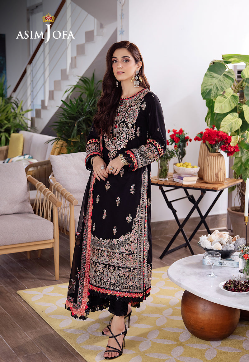 Asim Jofa | Uraan Lawn Chiffon Collection | AJUR-08