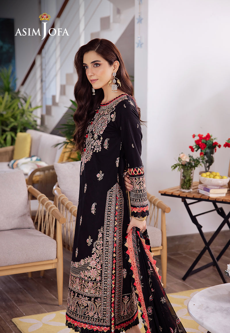 Asim Jofa | Uraan Lawn Chiffon Collection | AJUR-08