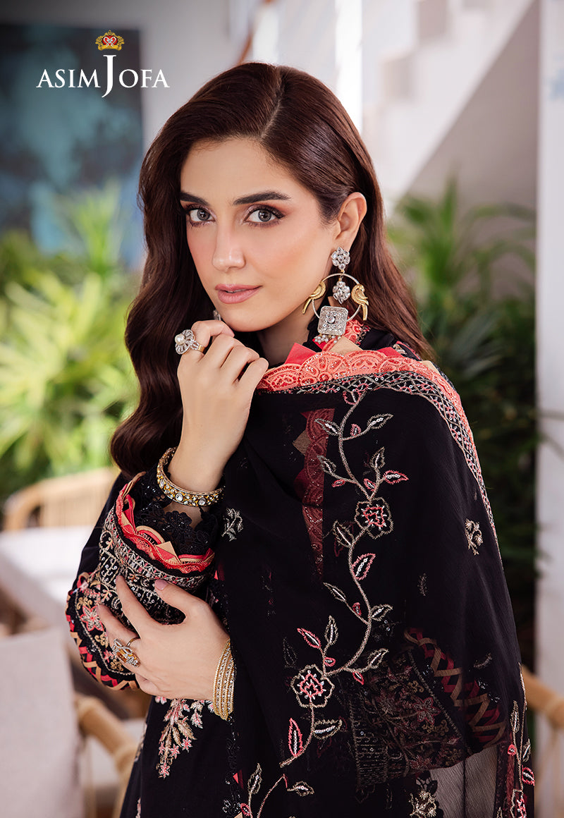 Asim Jofa | Uraan Lawn Chiffon Collection | AJUR-08
