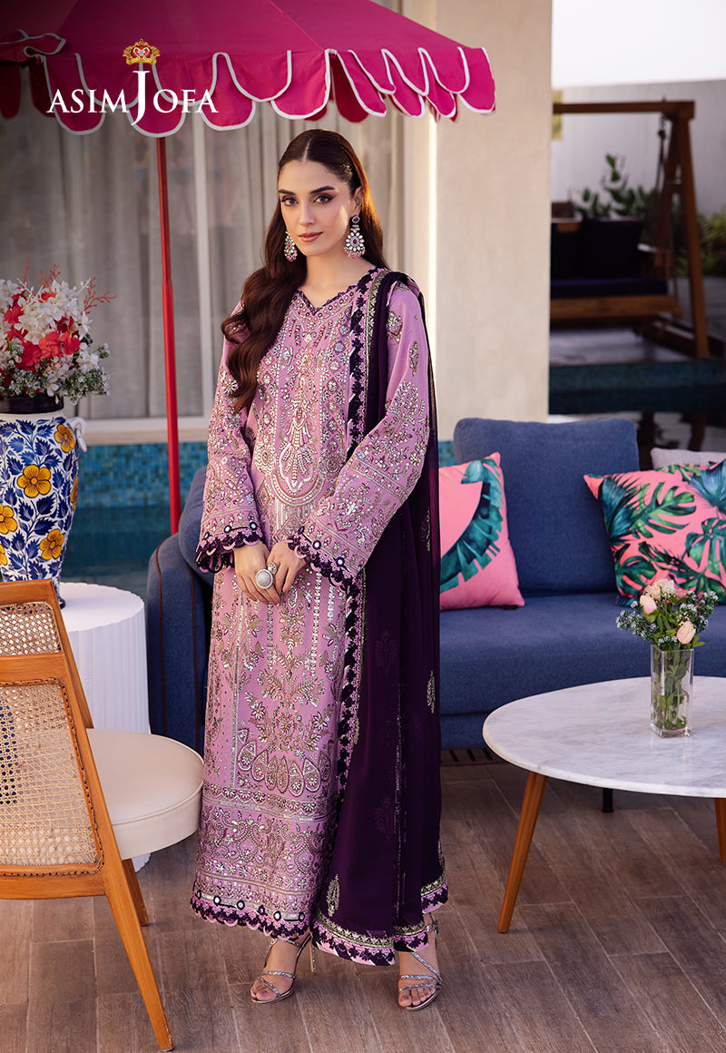 Asim Jofa | Uraan Lawn Chiffon Collection | AJUR-03